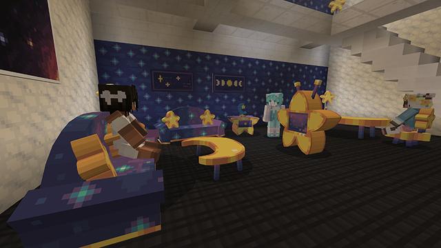 Screenshot of the Minecraft Bedrock Marketplace product Themed Furniture 2 created by Tetrascape.