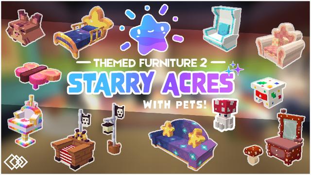 Thumbnail of the Minecraft Bedrock Marketplace product Themed Furniture 2 created by Tetrascape.