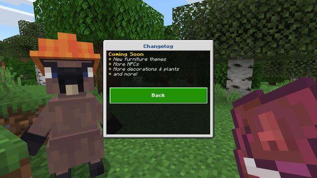 Screenshot of the Minecraft Bedrock Marketplace product Themed Furniture Add-On created by Tetrascape.