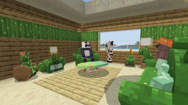 Screenshot of the Minecraft Bedrock Marketplace product Themed Furniture Add-On created by Tetrascape.