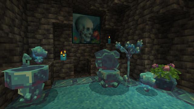 Screenshot of the Minecraft Bedrock Marketplace product Themed Furniture Add-On created by Tetrascape.