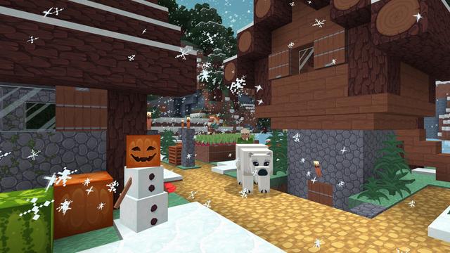 Screenshot of the Minecraft Bedrock Marketplace product Vanilla HD created by Tetrascape.