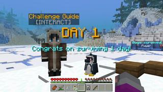 Screenshot of the Minecraft Bedrock Marketplace product 100 DAYS - Frozen Survival created by The Craft Stars.
