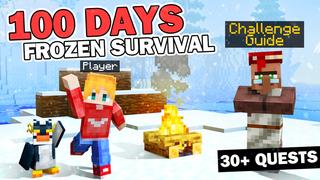 Thumbnail of the Minecraft Bedrock Marketplace product 100 DAYS - Frozen Survival created by The Craft Stars.