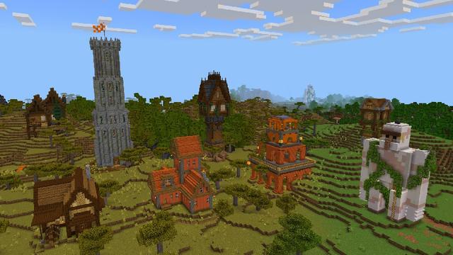 Screenshot of the Minecraft Bedrock Marketplace product 100+ Structures Add-On created by The Craft Stars.