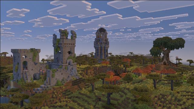 Screenshot of the Minecraft Bedrock Marketplace product 100+ Structures Add-On created by The Craft Stars.