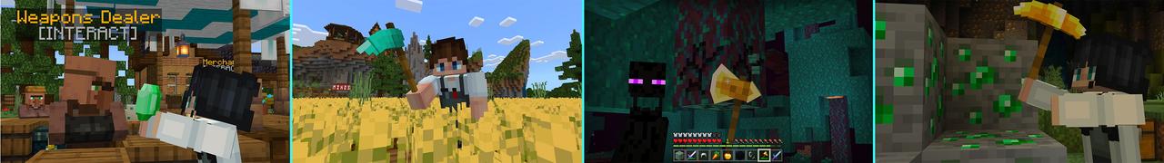 Panorama of the Minecraft Bedrock Marketplace product 3D Tools & Items created by The Craft Stars.