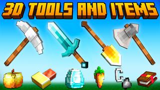 Thumbnail of the Minecraft Bedrock Marketplace product 3D Tools & Items created by The Craft Stars.