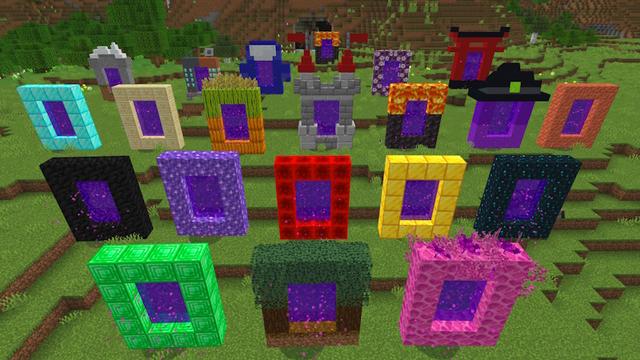 Screenshot of the Minecraft Bedrock Marketplace product 70+ Portals created by The Craft Stars.