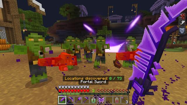 Screenshot of the Minecraft Bedrock Marketplace product 70+ Portals created by The Craft Stars.