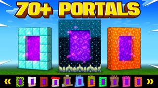Thumbnail of the Minecraft Bedrock Marketplace product plus de 70 portails created by The Craft Stars.