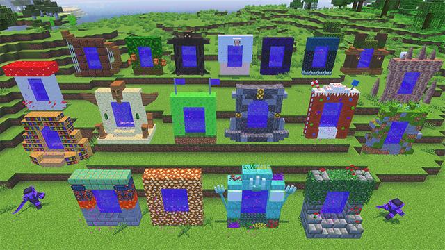 Screenshot of the Minecraft Bedrock Marketplace product 85+ Portals created by The Craft Stars.