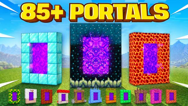 Thumbnail of the Minecraft Bedrock Marketplace product 85+ Portals created by The Craft Stars.