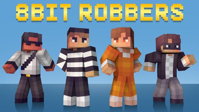 Thumbnail of the Minecraft Bedrock Marketplace product 8bit Robbers created by The Craft Stars.