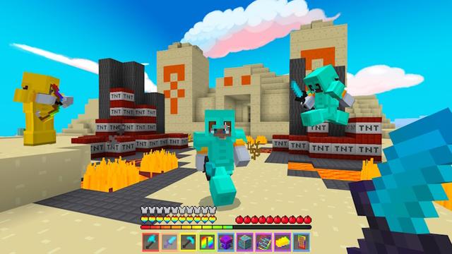 Screenshot of the Minecraft Bedrock Marketplace product Advanced PVP created by The Craft Stars.