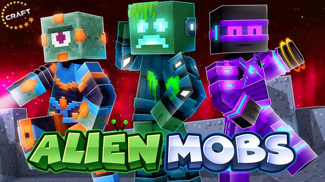Thumbnail of the Minecraft Bedrock Marketplace product Alien Mobs created by The Craft Stars.