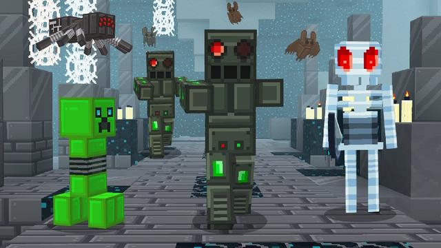 Screenshot of the Minecraft Bedrock Marketplace product Alien Project X - Texture Pack created by The Craft Stars.