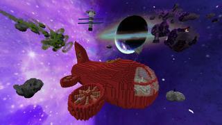 Screenshot of the Minecraft Bedrock Marketplace product Among Spaceship - Impostors created by The Craft Stars.