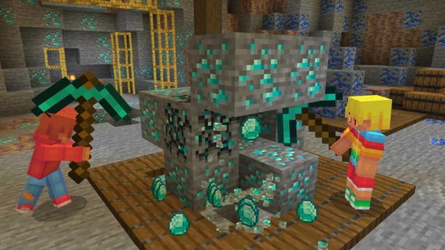 Screenshot of the Minecraft Bedrock Marketplace product Bigger Tools created by The Craft Stars.