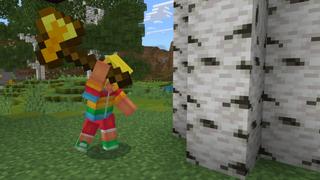 Screenshot of the Minecraft Bedrock Marketplace product Bigger Tools created by The Craft Stars.