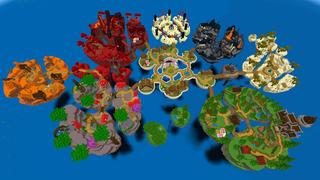 Screenshot of the Minecraft Bedrock Marketplace product Biome Sky Islands created by The Craft Stars.
