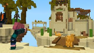 Screenshot of the Minecraft Bedrock Marketplace product Biome Sky Islands created by The Craft Stars.