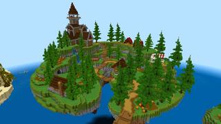 Screenshot of the Minecraft Bedrock Marketplace product Biome Sky Islands created by The Craft Stars.