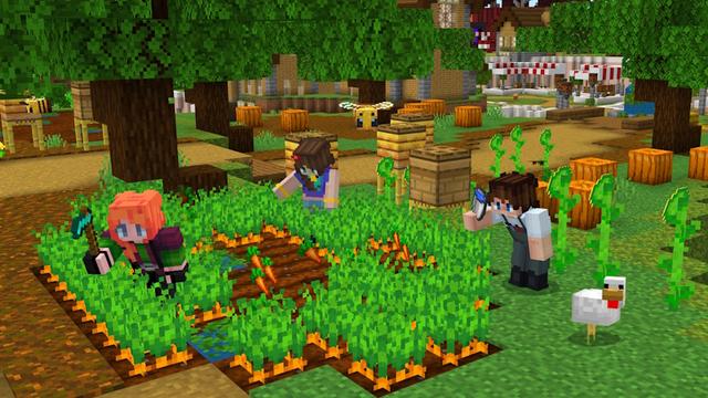 Screenshot of the Minecraft Bedrock Marketplace product Biome Sky Islands created by The Craft Stars.