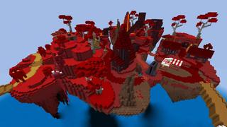 Screenshot of the Minecraft Bedrock Marketplace product Biome Sky Islands created by The Craft Stars.