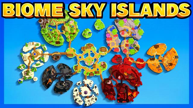 Thumbnail of the Minecraft Bedrock Marketplace product Bioma Ilhas do Céu created by The Craft Stars.