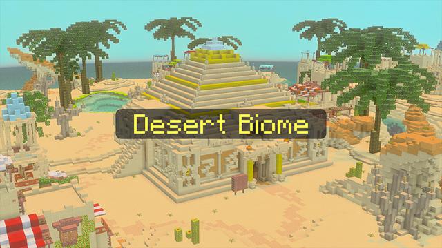 Screenshot of the Minecraft Bedrock Marketplace product Biome Survival - Mash-Up created by The Craft Stars.