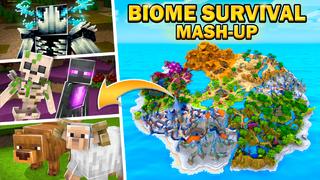 Thumbnail of the Minecraft Bedrock Marketplace product Biome Survival - Mash-Up created by The Craft Stars.