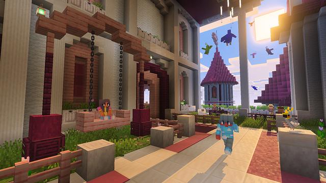 Screenshot of the Minecraft Bedrock Marketplace product Blossom Castle created by The Craft Stars.