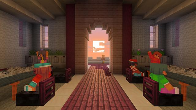 Screenshot of the Minecraft Bedrock Marketplace product Blossom Castle created by The Craft Stars.
