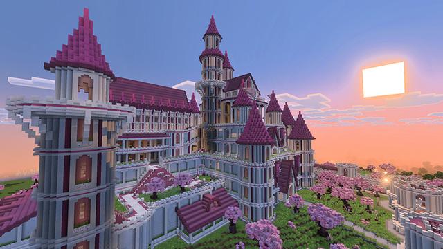 Screenshot of the Minecraft Bedrock Marketplace product Blossom Castle created by The Craft Stars.