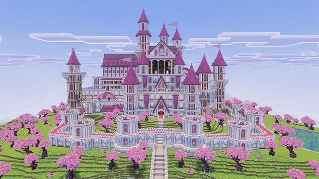 Screenshot of the Minecraft Bedrock Marketplace product Blossom Castle created by The Craft Stars.