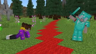 Screenshot of the Minecraft Bedrock Marketplace product CANT LEAVE THE CIRCLE SURVIVAL created by The Craft Stars.