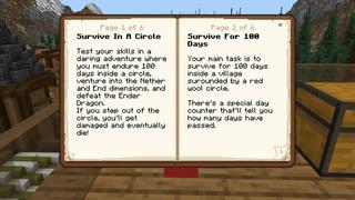 Screenshot of the Minecraft Bedrock Marketplace product CANT LEAVE THE CIRCLE SURVIVAL created by The Craft Stars.