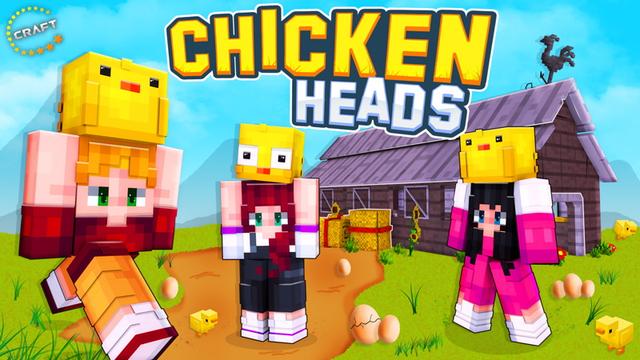 Thumbnail of the Minecraft Bedrock Marketplace product Chicken Heads created by The Craft Stars.