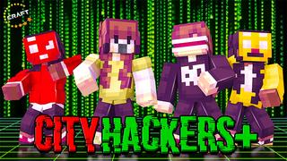 Thumbnail of the Minecraft Bedrock Marketplace product City Hackers+ created by The Craft Stars.
