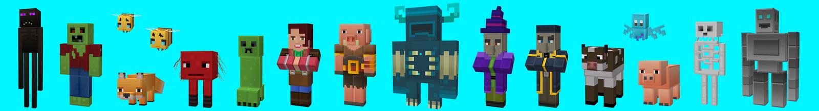 Panorama of the Minecraft Bedrock Marketplace product Clean Pixels created by The Craft Stars.