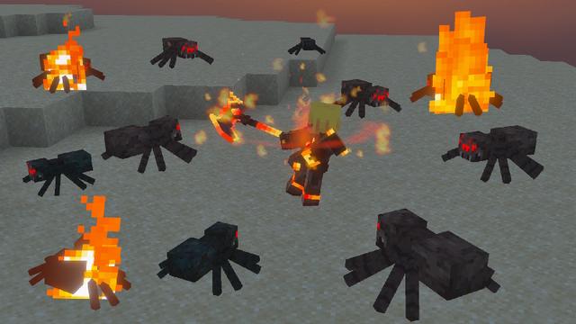 Screenshot of the Minecraft Bedrock Marketplace product Combine Weapons Add-On created by The Craft Stars.