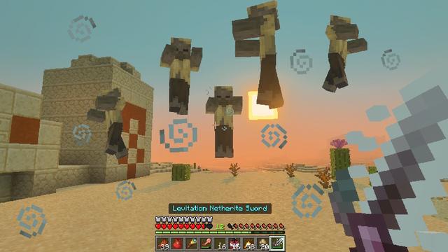 Screenshot of the Minecraft Bedrock Marketplace product Combine Weapons Add-On created by The Craft Stars.
