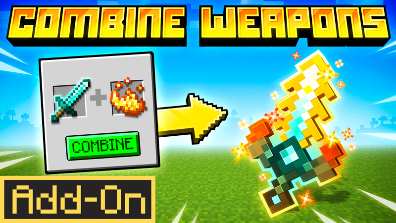 Thumbnail of the Minecraft Bedrock Marketplace product Combine Weapons Add-On created by The Craft Stars.