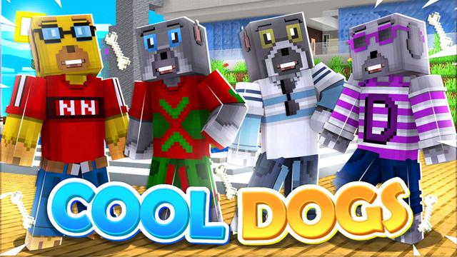 Thumbnail of the Minecraft Bedrock Marketplace product Cool Dogs created by The Craft Stars.