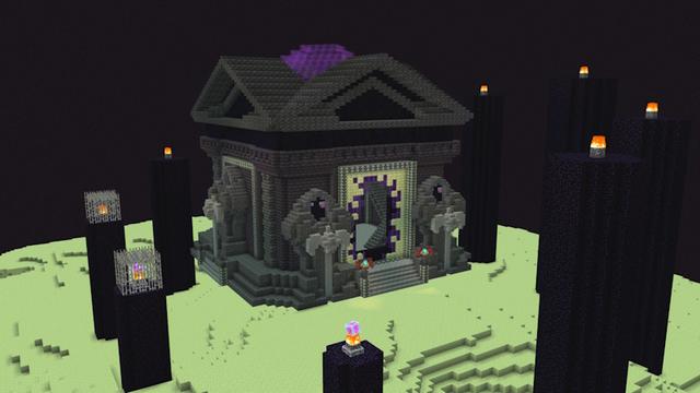 Screenshot of the Minecraft Bedrock Marketplace product Craftable Bases created by The Craft Stars.