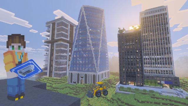 Screenshot of the Minecraft Bedrock Marketplace product Craftable City Add-On created by The Craft Stars.