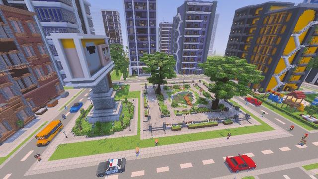 Screenshot of the Minecraft Bedrock Marketplace product Craftable City Add-On created by The Craft Stars.