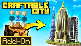 Thumbnail of the Minecraft Bedrock Marketplace product Craftable City Add-On created by The Craft Stars.