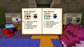 Screenshot of the Minecraft Bedrock Marketplace product Craftable Imposters created by The Craft Stars.